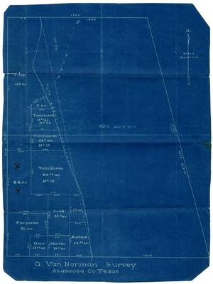 Primary view of object titled '[G. Van Norman Survey Blueprints]'.