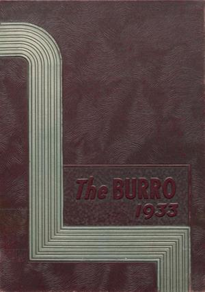 Primary view of object titled 'The Burro, Yearbook of Mineral Wells High School, 1933'.