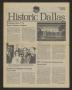 Journal/Magazine/Newsletter: Historic Dallas, Volume 5, Number 10, Summer 1984