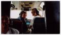 Photograph: [Photograph of Two Women Sitting in Cockpit of Plane]