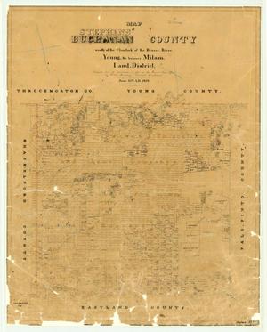 Primary view of object titled 'Map of Stephens County'.