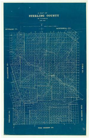 Primary view of object titled 'A Map of Sterling County'.