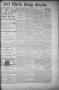 Primary view of Fort Worth Daily Gazette. (Fort Worth, Tex.), Vol. 11, No. 314, Ed. 1, Wednesday, June 9, 1886