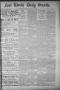 Primary view of Fort Worth Daily Gazette. (Fort Worth, Tex.), Vol. 11, No. 341, Ed. 1, Tuesday, July 6, 1886