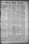 Primary view of Fort Worth Daily Gazette. (Fort Worth, Tex.), Vol. 12, No. 24, Ed. 1, Monday, August 23, 1886