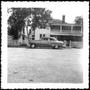 Thumbnail image of item number 1 in: '[The George Ranch house with an automobile parked in the driveway]'.