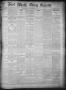 Newspaper: Fort Worth Daily Gazette. (Fort Worth, Tex.), Vol. 17, No. 271, Ed. 1…