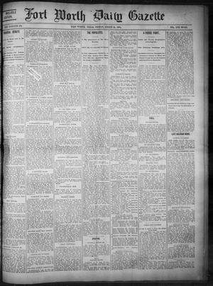 Primary view of object titled 'Fort Worth Daily Gazette. (Fort Worth, Tex.), Vol. 17, No. 275, Ed. 1, Friday, August 18, 1893'.