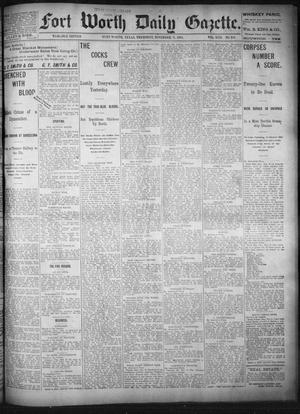 Primary view of object titled 'Fort Worth Daily Gazette. (Fort Worth, Tex.), Vol. 17, No. 351, Ed. 1, Thursday, November 9, 1893'.