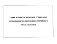 Primary view of Texas Alcoholic Beverage Comission Performance Measures: Fiscal Year 2016, Quarter 2