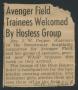 Thumbnail image of item number 1 in: '[Clipping: Avenger Field Trainees Welcomed By Hostess Group]'.