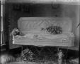 Primary view of [Photograph of a Deceased Woman in a Coffin]