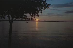 Primary view of object titled '[Lake at Sunset #7]'.