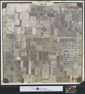 Primary view of object titled '[Aerial Photograph of Alamo and East San Juan]'.