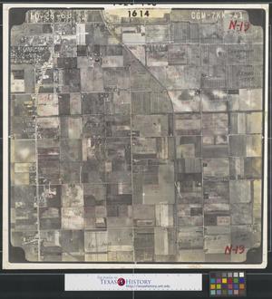 Primary view of object titled '[Aerial Photograph of North Pharr between US 281 and San Juan Road]'.