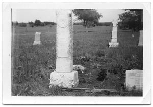 Primary view of object titled '[headstone]'.