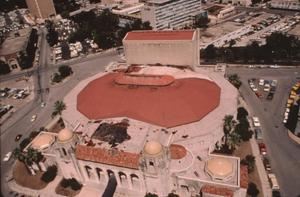 Primary view of object titled '[San Antonio Municipal Auditorium, (Aerial)]'.