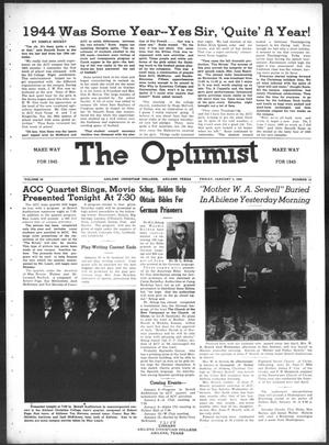 Primary view of The Optimist (Abilene, Tex.), Vol. 32, No. 15, Ed. 1, Friday, January 5, 1945
