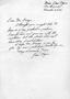 Primary view of [Letter from Miss Jean Kiger to Mrs. Mamie George]