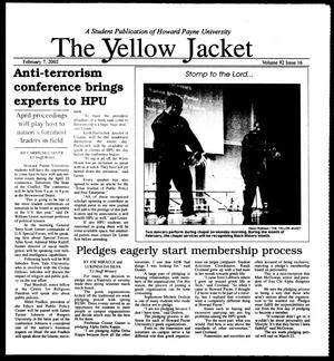 Primary view of object titled 'The Yellow Jacket (Brownwood, Tex.), Vol. 92, No. 16, Ed. 1, Thursday, February 7, 2002'.