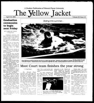 Primary view of object titled 'The Yellow Jacket (Brownwood, Tex.), Vol. 92, No. 23, Ed. 1, Thursday, April 18, 2002'.