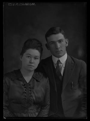 Primary view of object titled '[Young Man and Woman]'.