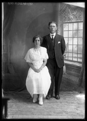 Primary view of object titled '[Portrait of Couple]'.
