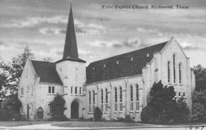 Primary view of object titled '[First Baptist Church in Richmond]'.