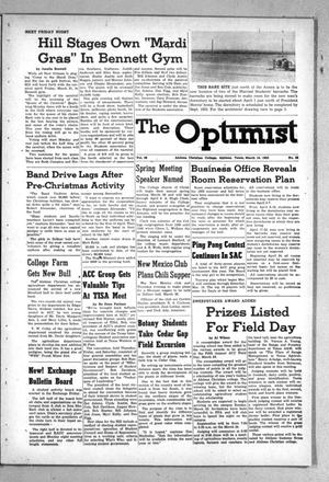 Primary view of object titled 'The Optimist (Abilene, Tex.), Vol. 39, No. 22, Ed. 1, Friday, March 14, 1952'.