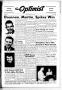 Newspaper: The Optimist (Abilene, Tex.), Vol. 44, No. 28, Ed. 1, Friday, May 3, …