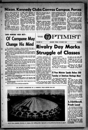 Primary view of object titled 'The Optimist (Abilene, Tex.), Vol. 48, No. 4, Ed. 1, Friday, October 7, 1960'.