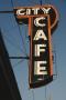 Photograph: [City Café, (sign detail)]