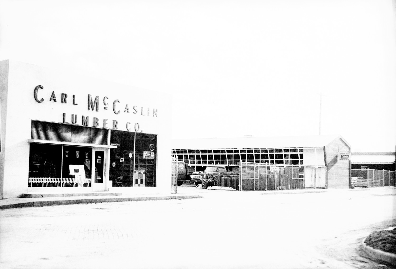 [Exterior of the Carl McCaslin Lumber Company]
                                                
                                                    [Sequence #]: 1 of 1
                                                