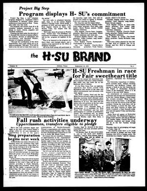 Primary view of object titled 'The H-SU Brand (Abilene, Tex.), Vol. 64, No. 3, Ed. 1, Friday, September 10, 1976'.