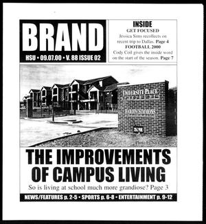 Primary view of object titled 'Brand (Abilene, Tex.), Vol. 88, No. 2, Ed. 1, Thursday, September 7, 2000'.