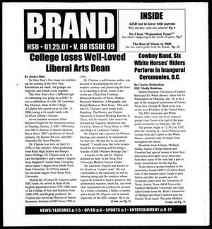Primary view of object titled 'Brand (Abilene, Tex.), Vol. 88, No. 9, Ed. 1, Thursday, January 25, 2001'.