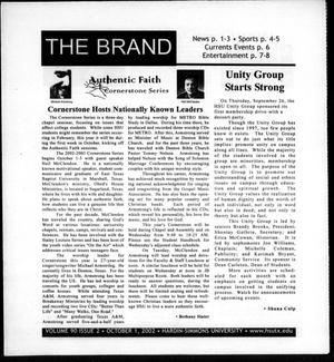 Primary view of object titled 'The Brand (Abilene, Tex.), Vol. 90, No. 2, Ed. 1, Tuesday, October 1, 2002'.