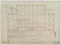Technical Drawing: North and South Ward Schools, Abilene, Texas: Roof Framing Plan