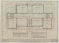 Technical Drawing: North and South Ward Schools, Abilene, Texas: First Floor Plan