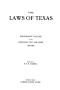 Book: The Laws of Texas, 1911 [Volume 15]