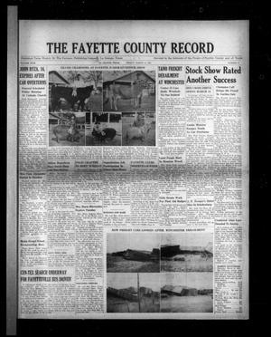 Primary view of object titled 'The Fayette County Record (La Grange, Tex.), Vol. 29, No. 37, Ed. 1 Friday, March 9, 1951'.