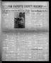 Newspaper: The Fayette County Record (La Grange, Tex.), Vol. 30, No. 13, Ed. 1 F…