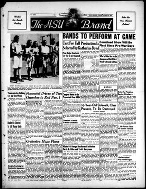 Primary view of object titled 'The H-SU Brand (Abilene, Tex.), Vol. 31, No. 4, Ed. 1, Saturday, October 12, 1946'.