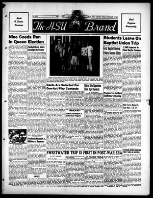 Primary view of object titled 'The H-SU Brand (Abilene, Tex.), Vol. 31, No. 7, Ed. 1, Saturday, November 2, 1946'.