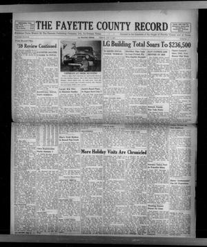 Primary view of object titled 'The Fayette County Record (La Grange, Tex.), Vol. 38, No. 18, Ed. 1 Friday, January 1, 1960'.
