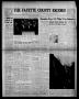 Newspaper: The Fayette County Record (La Grange, Tex.), Vol. 39, No. 48, Ed. 1 T…