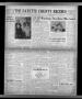 Newspaper: The Fayette County Record (La Grange, Tex.), Vol. 38, No. 35, Ed. 1 T…