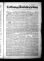 Primary view of La Grange Deutsche Zeitung (La Grange, Tex.), Vol. 33, No. 19, Ed. 1 Thursday, December 21, 1922