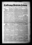 Primary view of La Grange Deutsche Zeitung (La Grange, Tex.), Vol. 33, No. 21, Ed. 1 Thursday, January 4, 1923