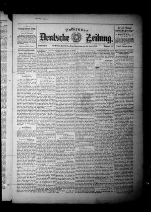 Primary view of object titled 'La Grange Deutsche Zeitung. (La Grange, Tex.), Vol. 11, No. 44, Ed. 1 Thursday, June 20, 1901'.